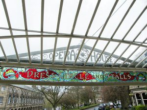 Canopy to the Opera House, Buxton by Frank Matcham