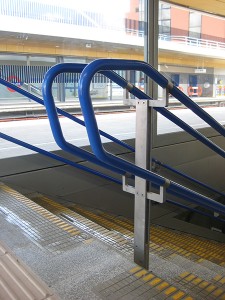 Nylon coated handrail