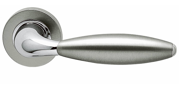 Contemporary PVD coated stainless steel door handle