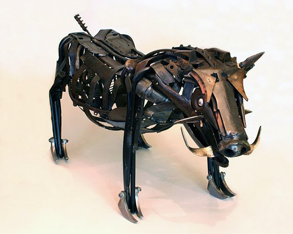 Warthog by Jud Turner in bronzed steel