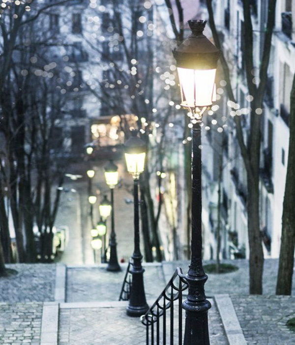 Parisian streetlamps