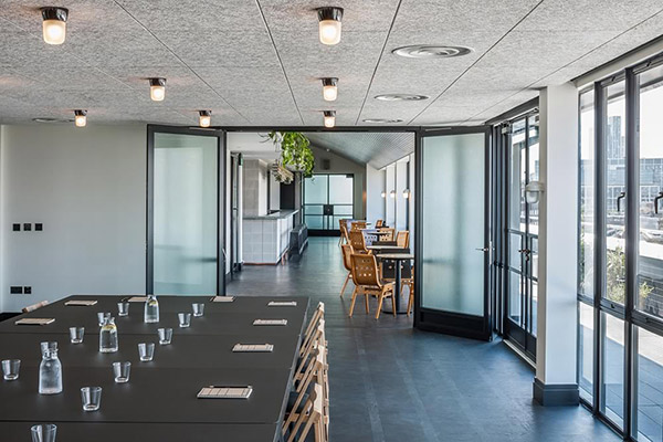 Crittall windows from the W20 range installed in the ACE hotel, Shoreditch, London designed by Universal Design Studio