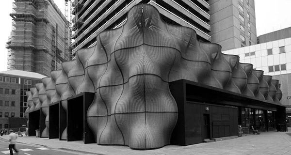 Boiler suit, the mesh cladding to Guy’s Hospital boiler house by Heatherwick Studio