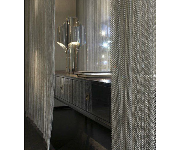 Mesh drapes designed by Yabu Pushelberg at the Smyth Hotel, New York