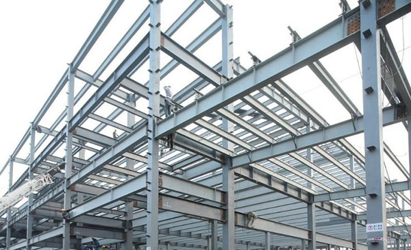Hot rolled structural steel H beams