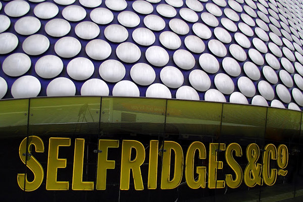 A close up look at the aluminium discs cladding the Selfridges building. - Photo by Young Man Gone West