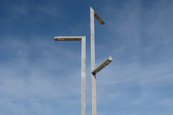  Lampadaire urbain Balta aux halogénures métalliques en acier galvanisé par Patxi Mangado, de Santa Cole 