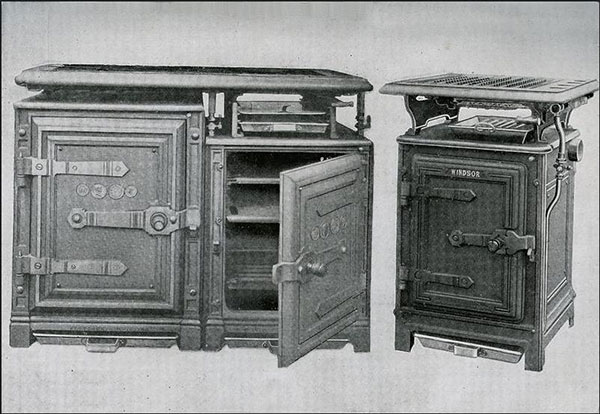 Gas Stove, Windsor, 1851, from Mrs Beeton's Book of Household Management, 1904