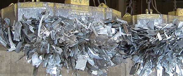 Part of the recycling process. Steel can be recycled many times over without significant loss of quality and is the most recycled material. (American Iron and Steel Institute)