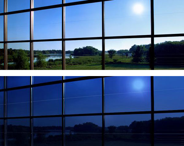 Photochromic glazing by Sage Glass (Saint Gobain)