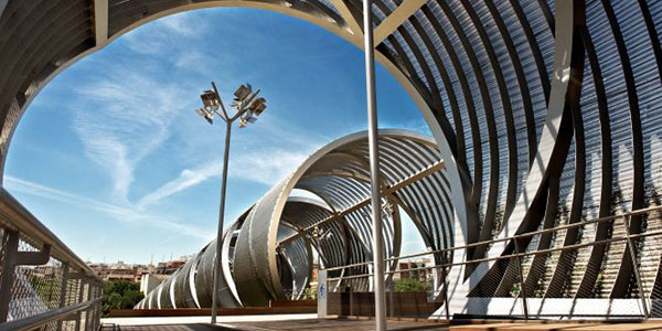 Footbridge, Arganzuela, Madrid