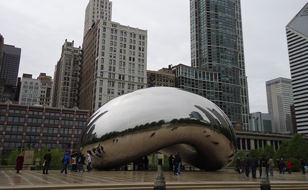 The Cloud Gate Sculpture, Chicago