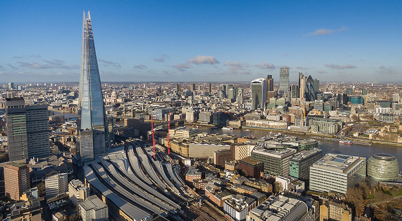 The Shard, London Bridge Quarter development. - Photography by Dronepicr.