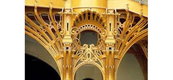 Art Nouveau supporting arch by Victor Horta, Belgium