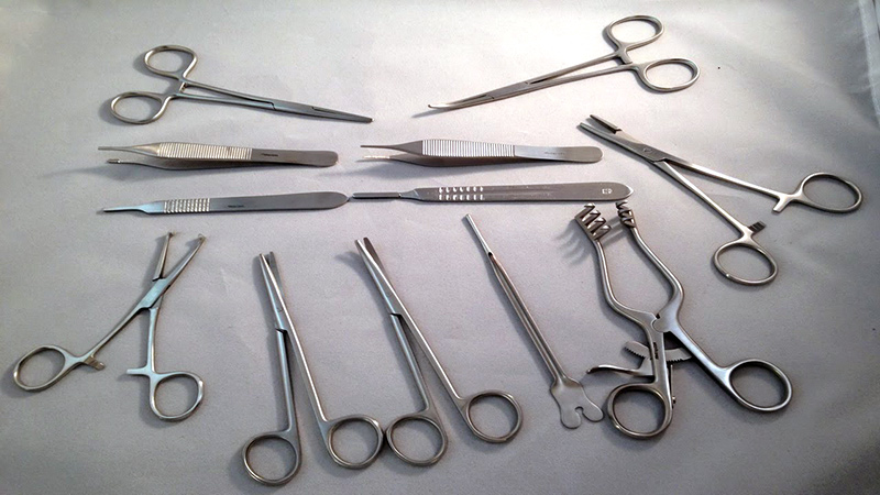 Surgical instruments in surgical stainless steel