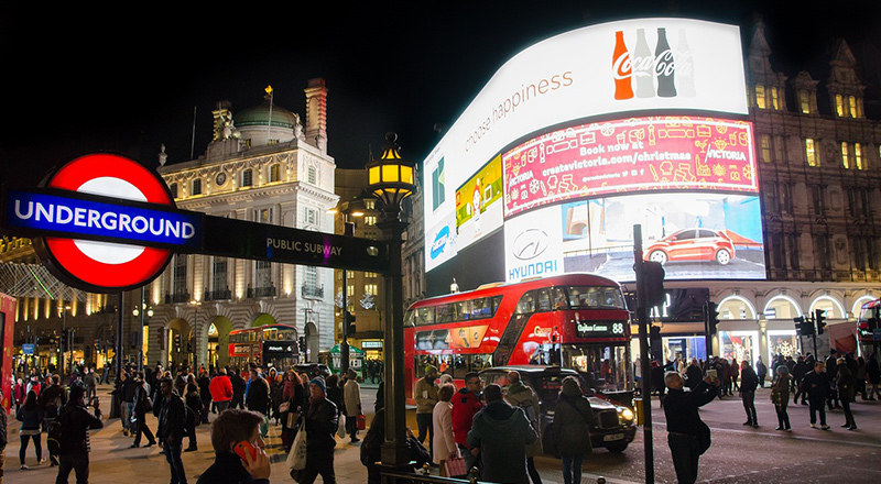 Picadilly Circus, London, UK