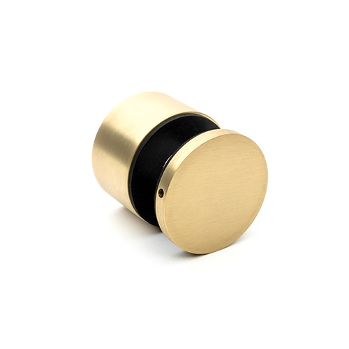 DSS BC Screw fix Standoff Point Fixing 50mm in PVD coloured stainless steel Champagne Brush.