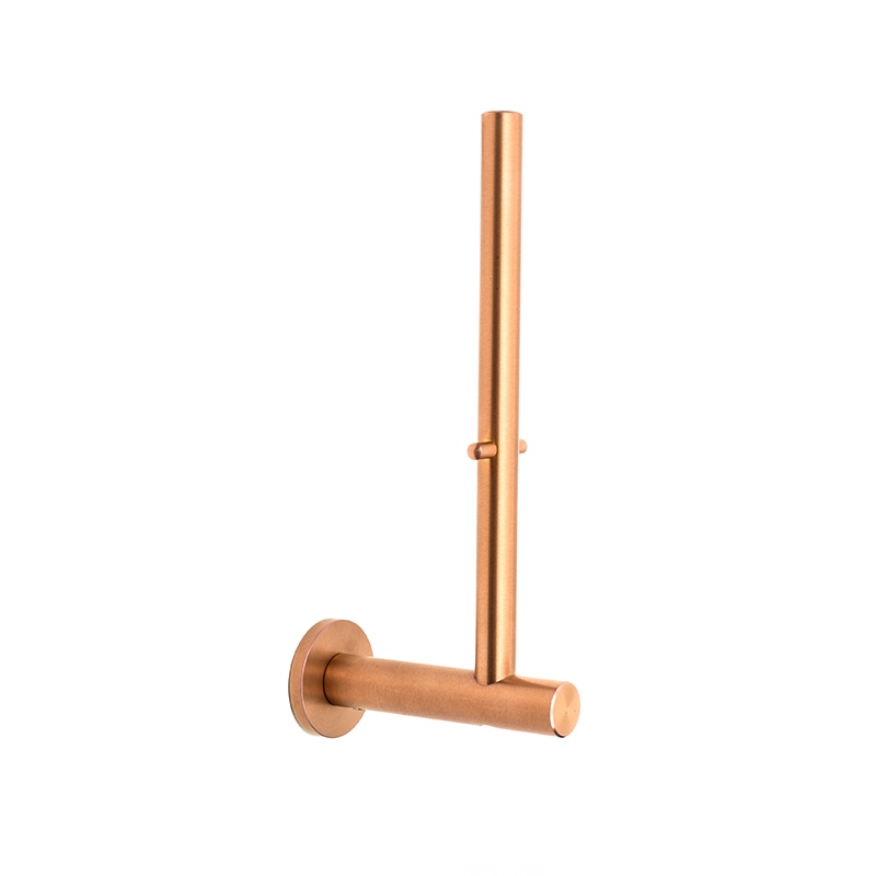 DSS DB 2102/2103 Prestige Spare Toilet Roll Holder in PVD coloured stainless steel Copper Brush