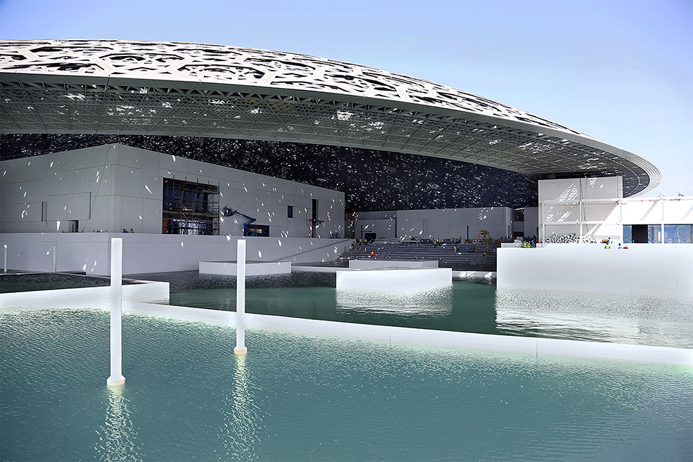 The use of light and geometry in the design of The Louvre, Abu Dhabi