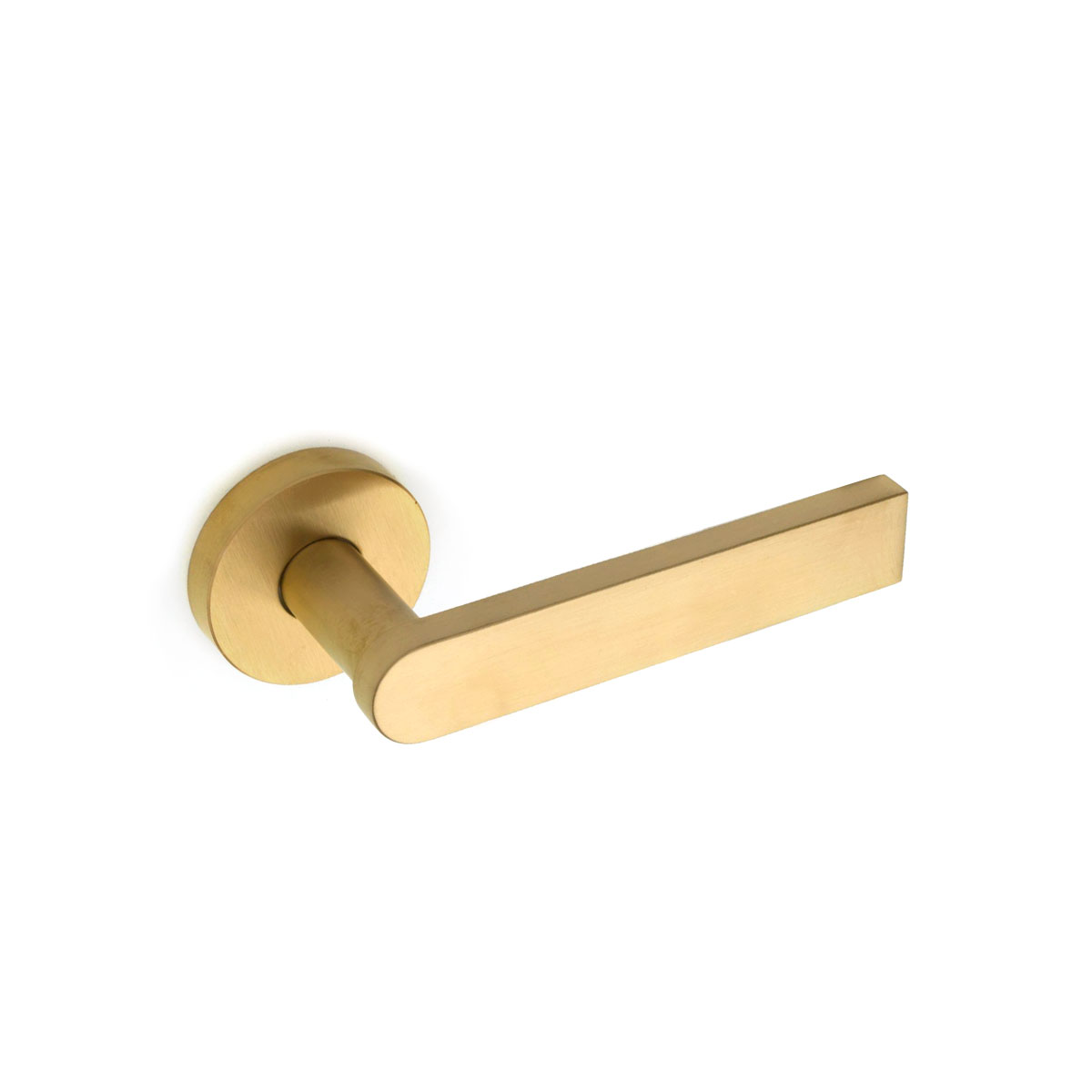 Gold Brush – DSS 3V 144 Lever Handle in PVD coloured stainless steel