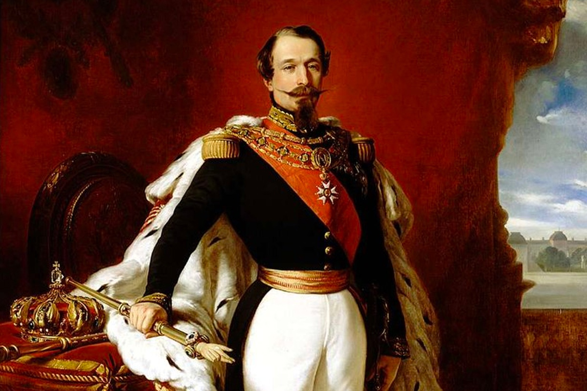 Portrait of Napoleon III by Franz Xaver Winterhalter - he was Emperor of France from the time he seized power in 1852 until his capture in the Franco-Prussian war in 1870