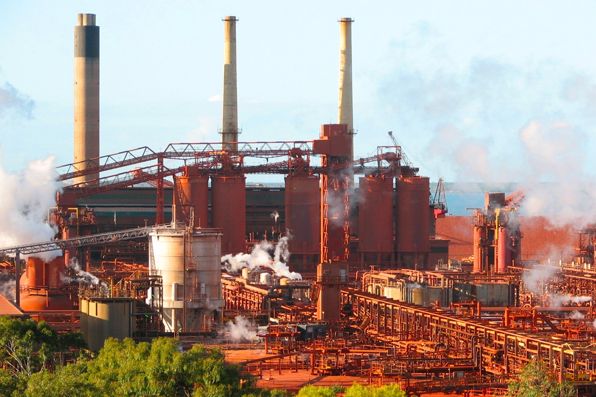 The Queensland Alumina Refinery in Gladstone, Australia began operating in 1967 and is one of the largest aluminium production plants in the world.