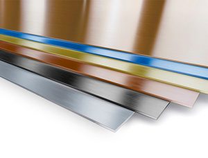 John Desmond PVD coloured stainless steel sheet