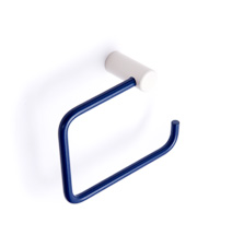 Antimicrobial Powder Coated Toilet Roll Holder in Blue
