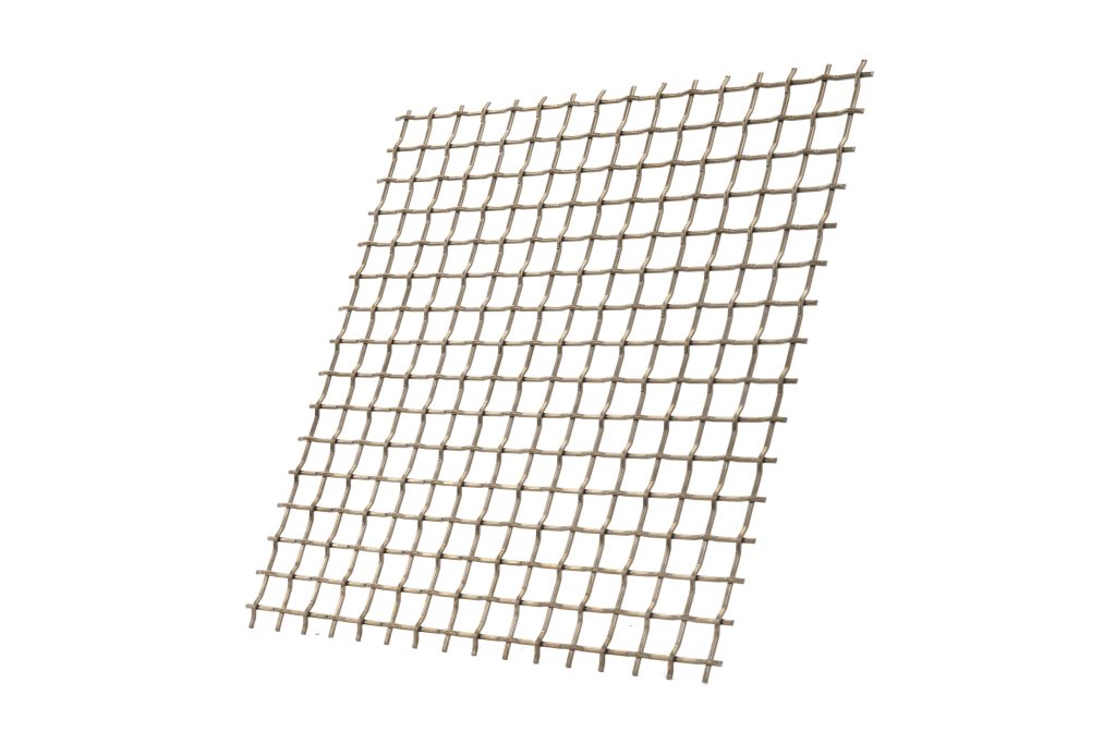 JDL Amron PVD architectural mesh - Product Ref: JDL Amron PVD Rigid Woven Mesh F-83 - Colour: Bronze - Bronze is suitable for interior and exterior use.