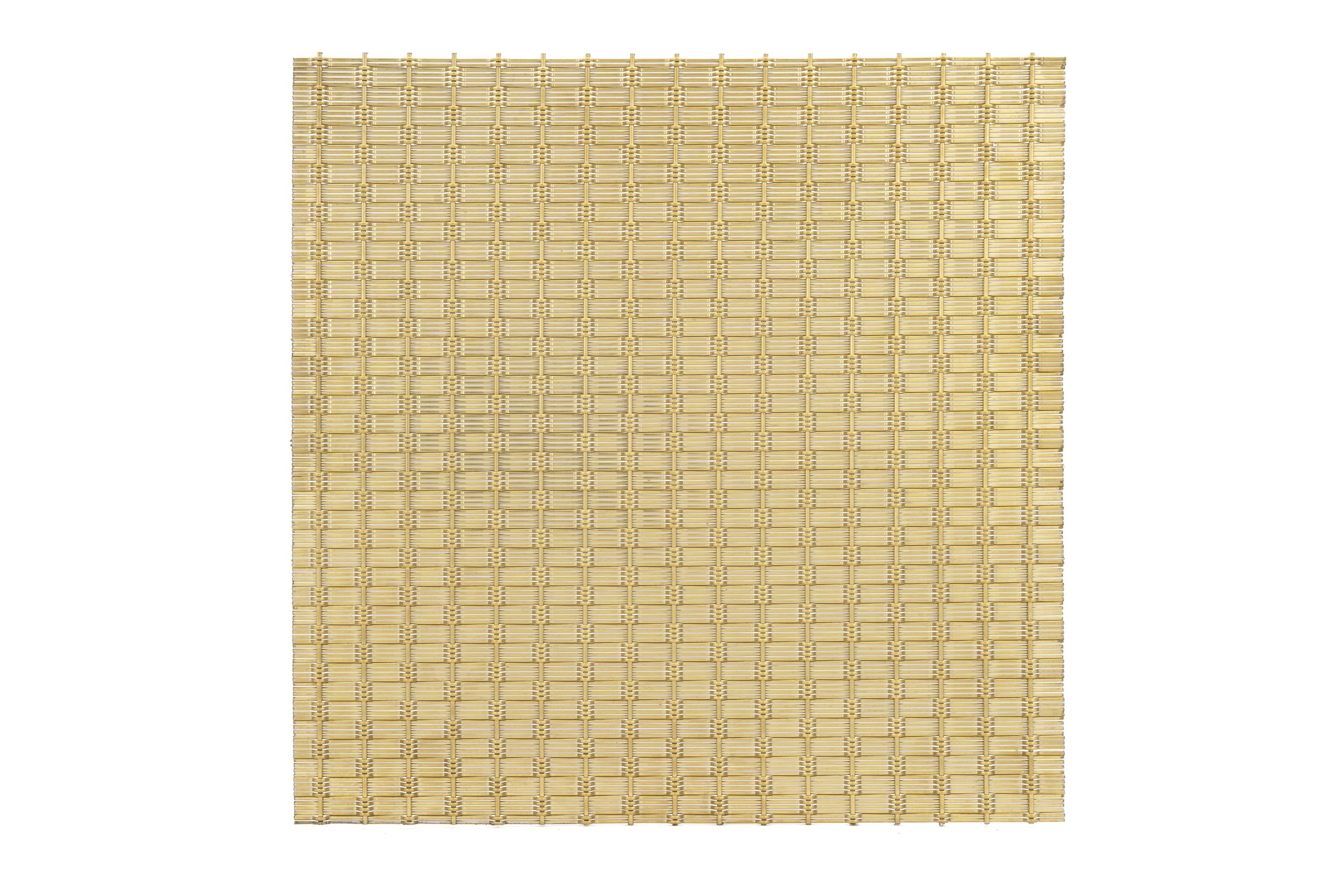 JDL Amron PVD architectural mesh - Product Ref: JDL Amron PVD Rigid Woven Mesh DF-8 - Colour: Champagne - Champagne is suitable for interior and exterior use. JDL Amron PVD architectural mesh - Product Ref: JDL Amron PVD Rigid Woven Mesh DF-8 - Colour: Champagne - Champagne is suitable for interior and exterior use.