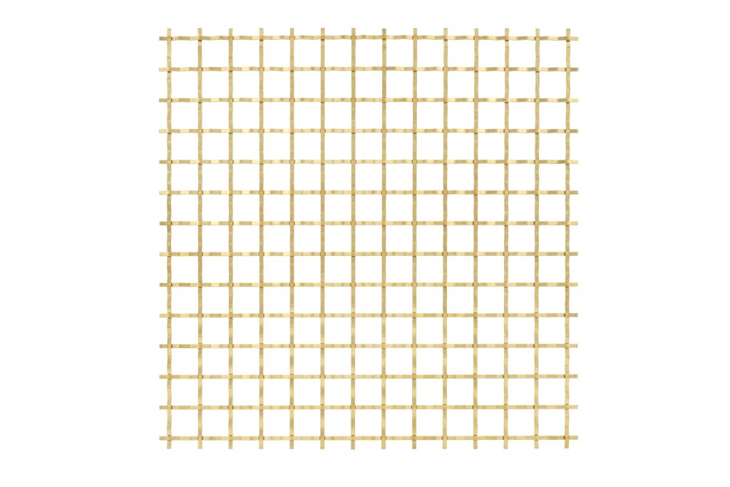 JDL Amron PVD architectural mesh - Product Ref: JDL Amron PVD Rigid Woven Mesh S-40 - Colour: Champagne - Champagne is suitable for interior and exterior use