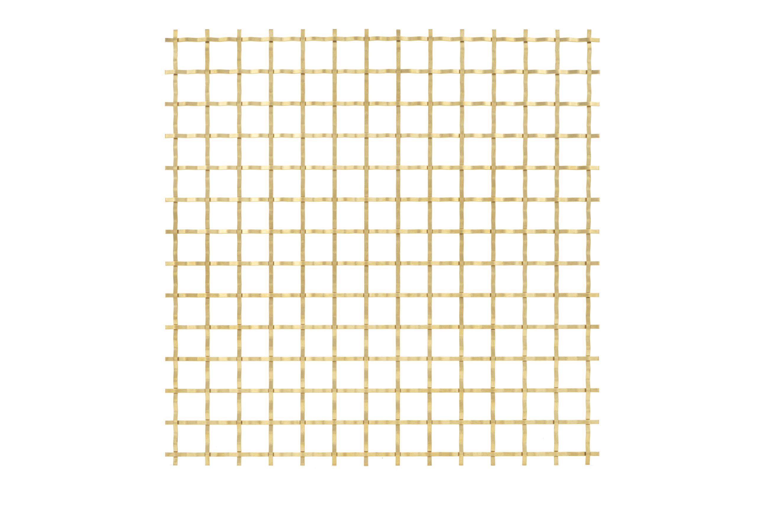 JDL Amron PVD architectural mesh - Product Ref: JDL Amron PVD Rigid Woven Mesh S-40 - Colour: Champagne - Champagne is suitable for interior and exterior use JDL Amron PVD architectural mesh - Product Ref: JDL Amron PVD Rigid Woven Mesh S-40 - Colour: Champagne - Champagne is suitable for interior and exterior use