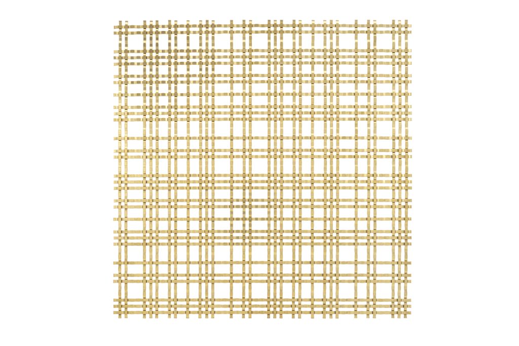 JDL Amron PVD architectural mesh - Product Ref: JDL Amron PVD Rigid Woven Mesh SJD-21 - Colour: Champagne - Champagne is suitable for interior and exterior use