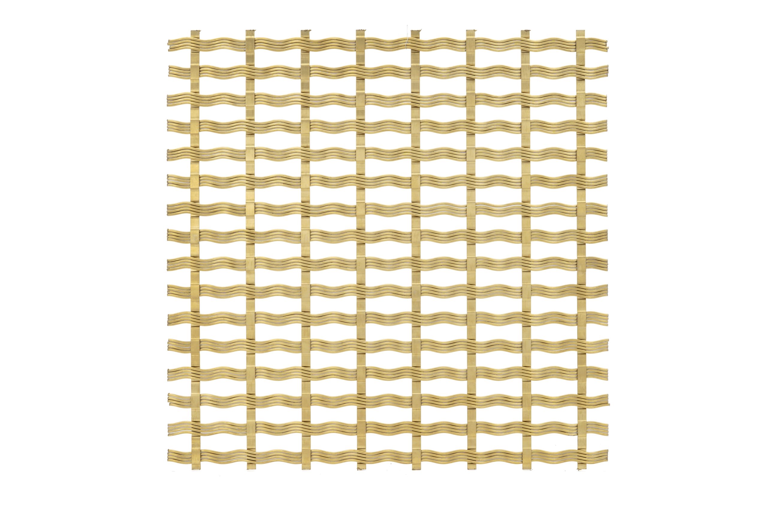 JDL Amron PVD architectural mesh - Product Ref: JDL Amron PVD Rigid Woven Mesh M14Z-7 - Colour: Champagne - Champagne is suitable for interior and exterior use JDL Amron PVD architectural mesh - Product Ref: JDL Amron PVD Rigid Woven Mesh M14Z-7 - Colour: Champagne - Champagne is suitable for interior and exterior use