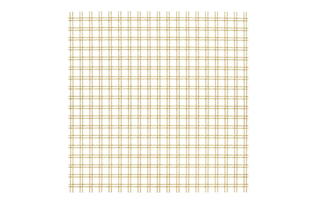 JDL Amron PVD architectural mesh - Product Ref: JDL Amron PVD Rigid Woven Mesh M22-28 - Colour: Champagne - Champagne is suitable for interior and exterior use