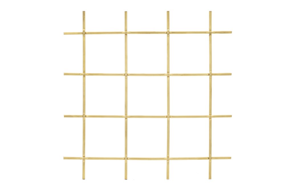 JDL Amron PVD architectural mesh - Product Ref: JDL Amron PVD Rigid Woven Mesh L-196 - Colour: Champagne - Champagne is suitable for interior and exterior use