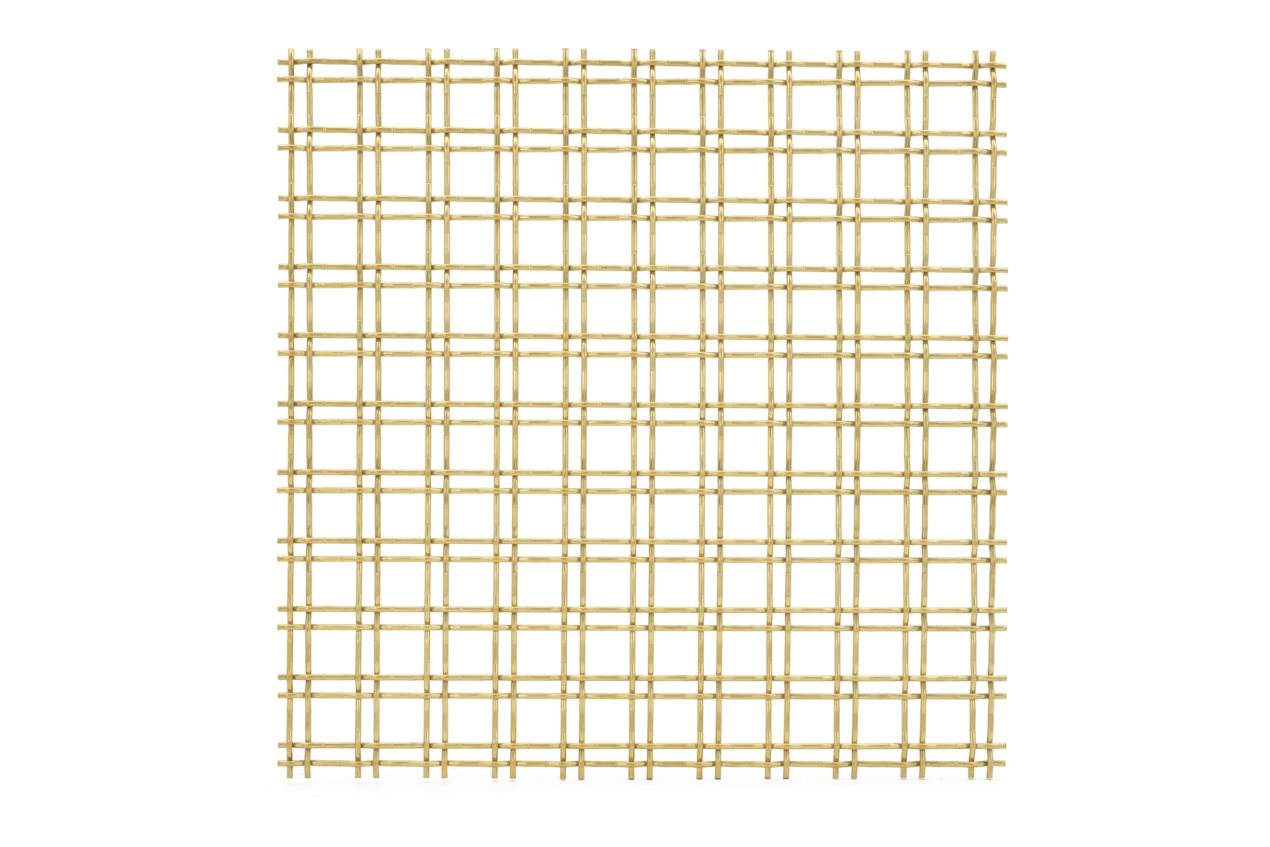 JDL Amron PVD architectural mesh - Product Ref: JDL Amron PVD Rigid Woven Mesh M22-37 - Colour: Champagne - Champagne is suitable for interior and exterior use JDL Amron PVD architectural mesh - Product Ref: JDL Amron PVD Rigid Woven Mesh M22-37 - Colour: Champagne - Champagne is suitable for interior and exterior use