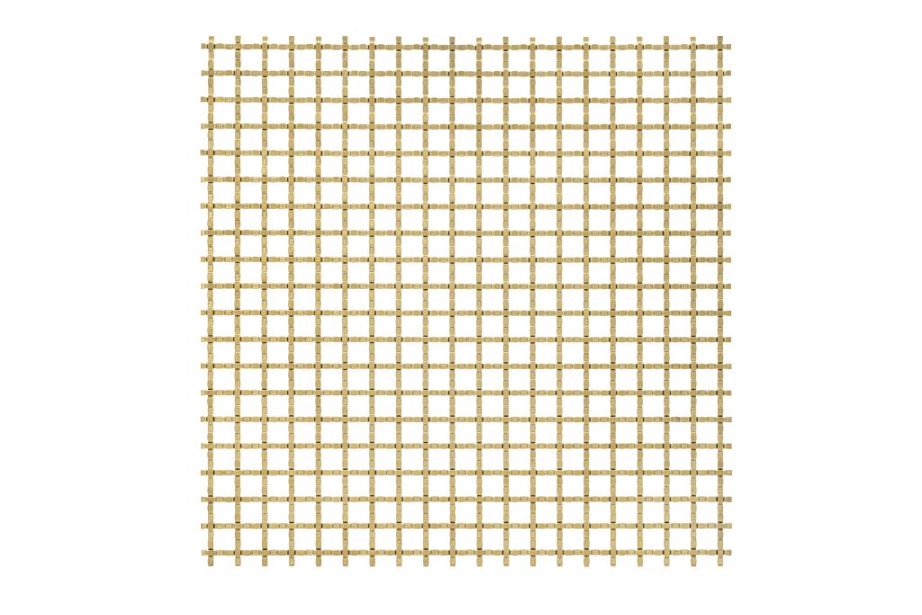 JDL Amron PVD architectural mesh - Product Ref: JDL Amron PVD Rigid Woven Mesh S-9 - Colour: Champagne - Champagne is suitable for interior and exterior use