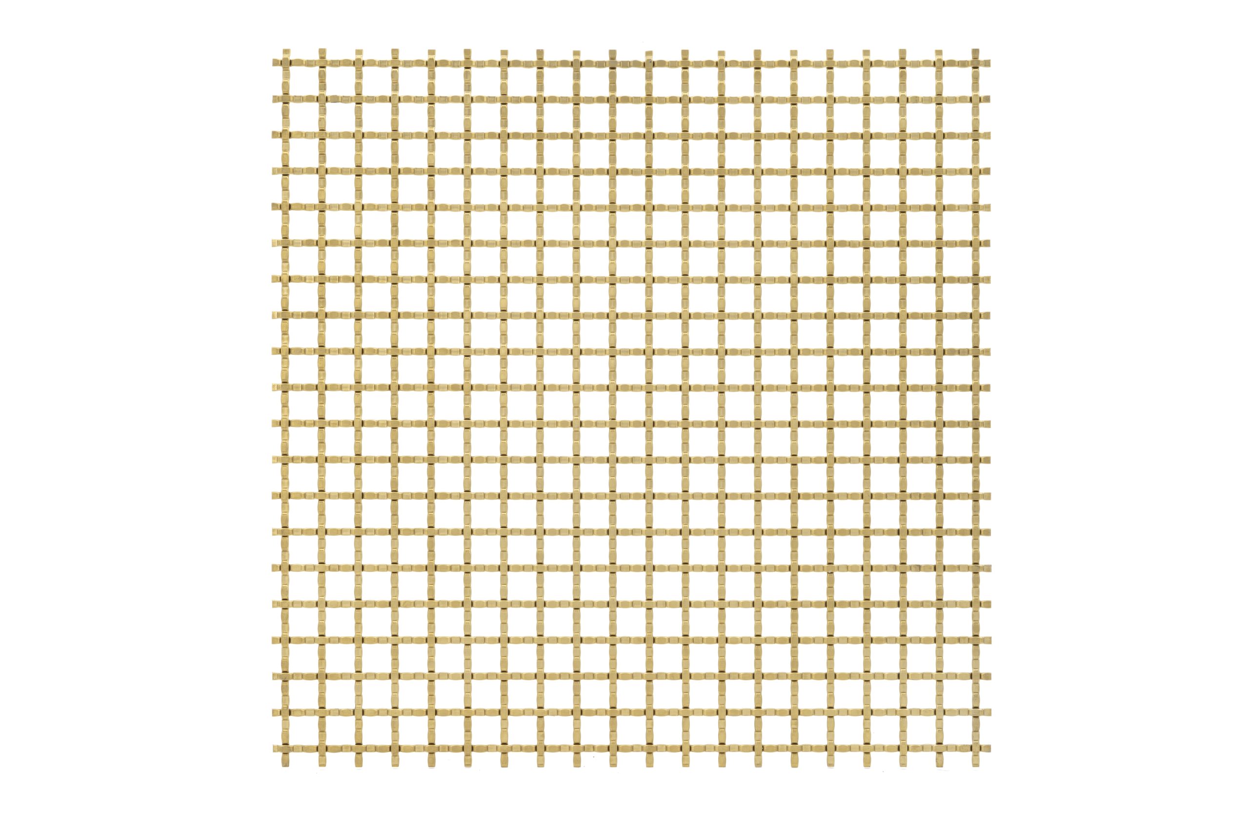 JDL Amron PVD architectural mesh - Product Ref: JDL Amron PVD Rigid Woven Mesh S-9 - Colour: Champagne - Champagne is suitable for interior and exterior use JDL Amron PVD architectural mesh - Product Ref: JDL Amron PVD Rigid Woven Mesh S-9 - Colour: Champagne - Champagne is suitable for interior and exterior use