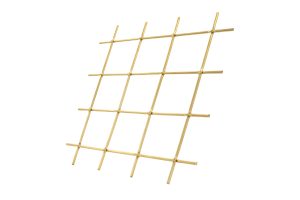 JDL Amron PVD architectural mesh - Product Ref: JDL Amron PVD Rigid Woven Mesh L-196 - Colour: Champagne - Champagne is suitable for interior and exterior use