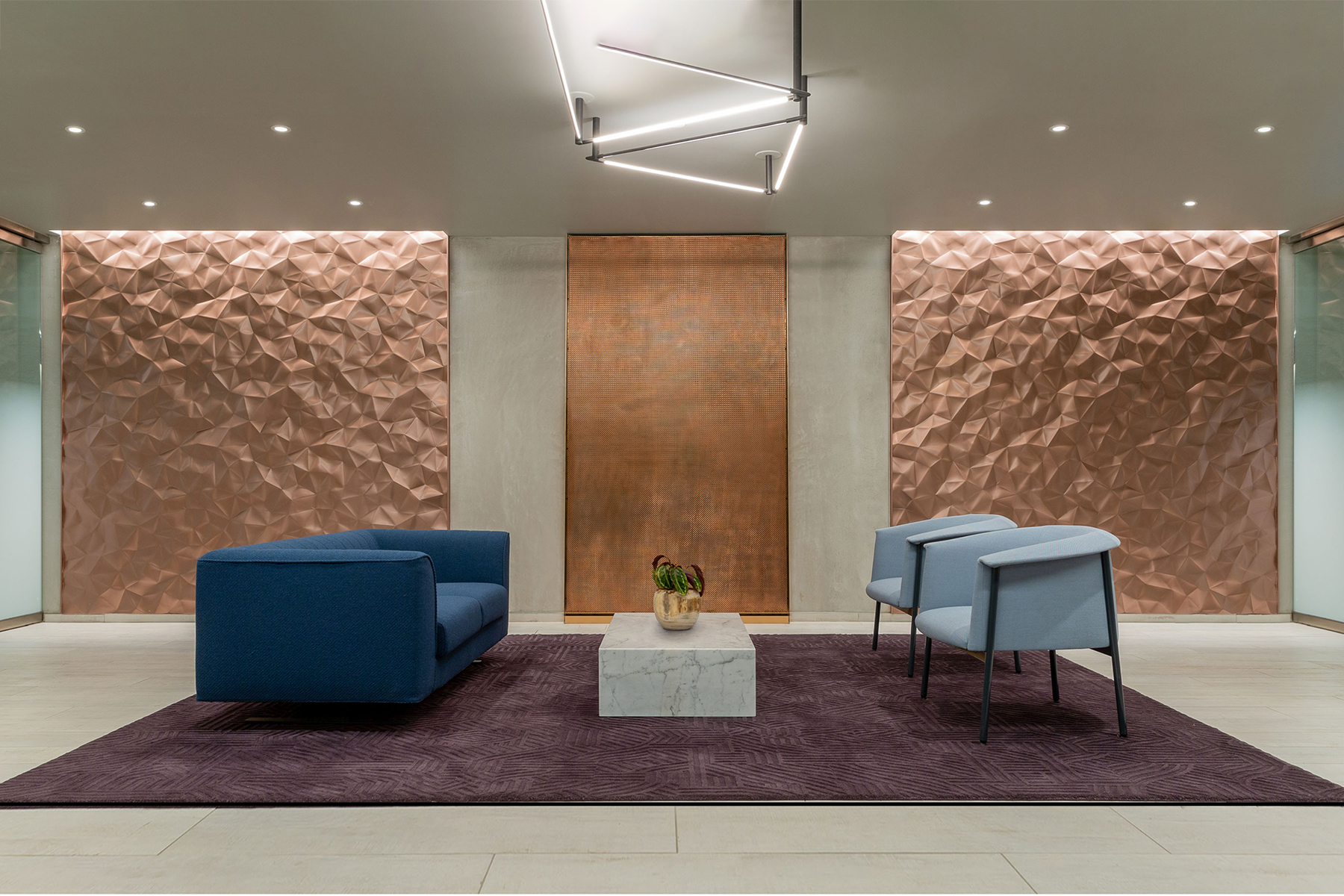 Decorative panels wall and ceiling-hung