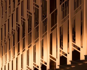 Laser-cut metal