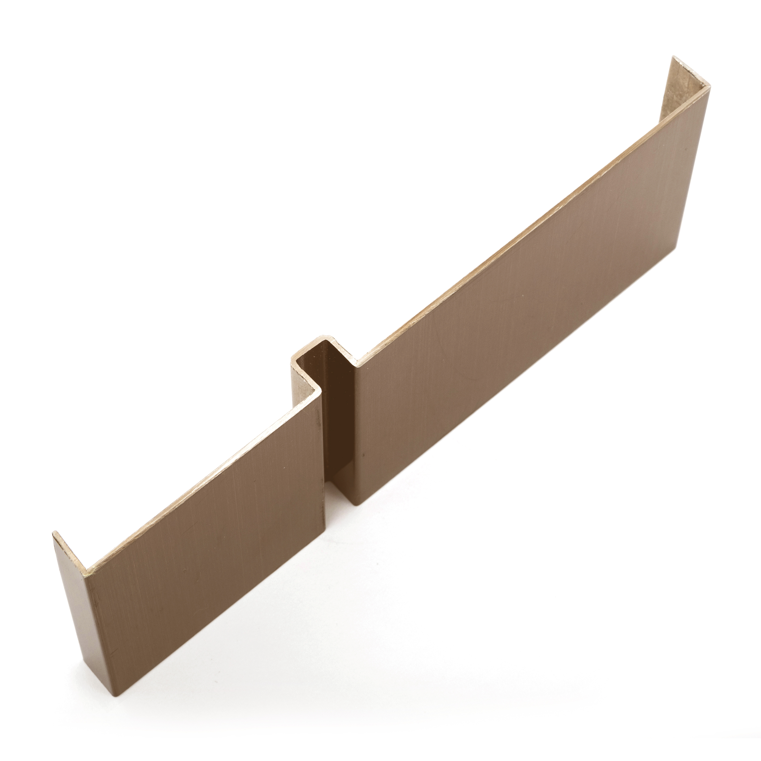 V-Groove Profile MP05-1 1.25mm in Double Stone Steel PVD coloured stainless steel Bronze Hairline V-Groove Profile MP05-1 1.25mm in Double Stone Steel PVD coloured stainless steel Bronze Hairline