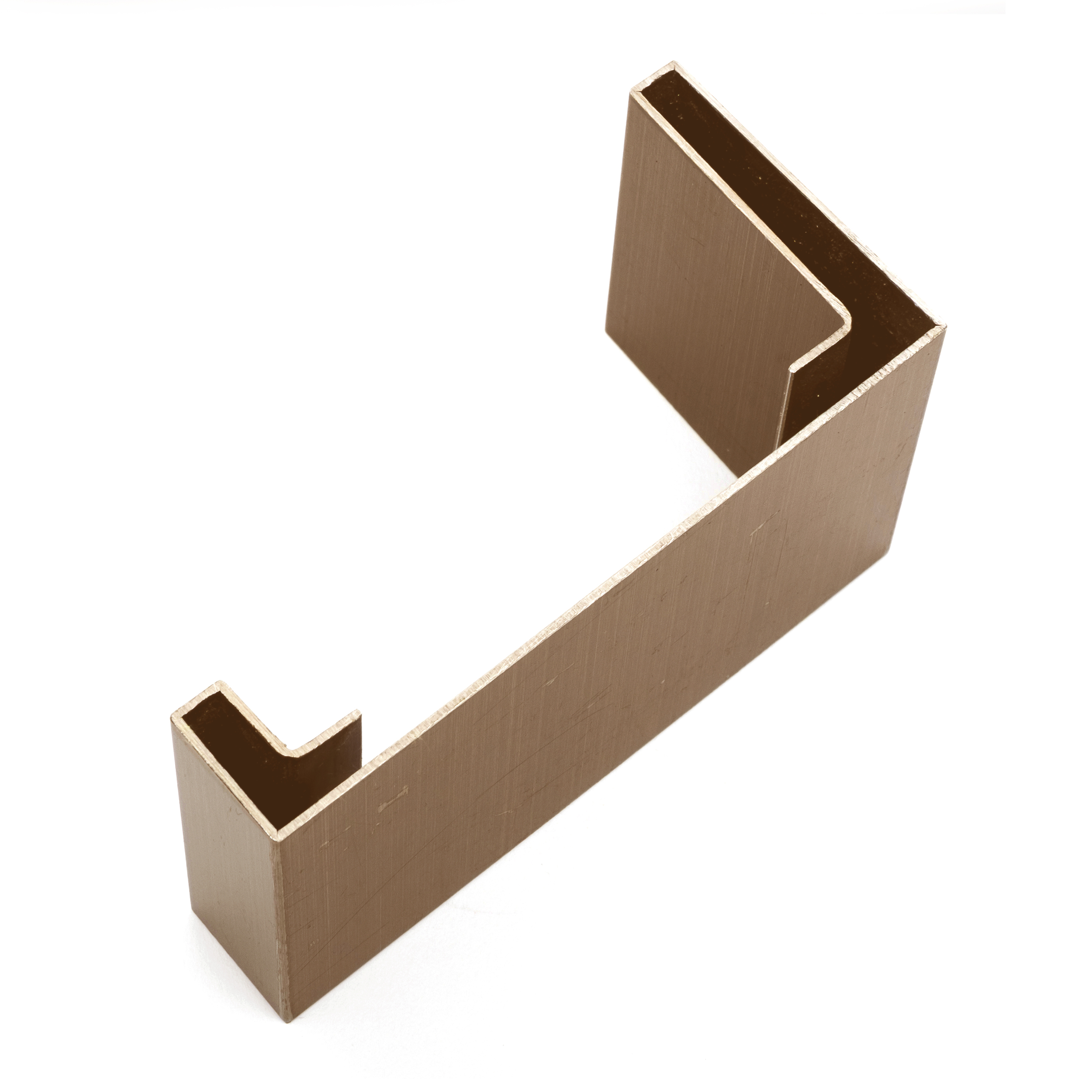V-Groove Profile MP09-C 1.25mm in Double Stone Steel PVD coloured stainless steel Bronze Hairline V-Groove Profile MP09-C 1.25mm in Double Stone Steel PVD coloured stainless steel Bronze Hairline